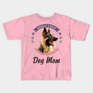 German Shepherd Mom Kids T-Shirt